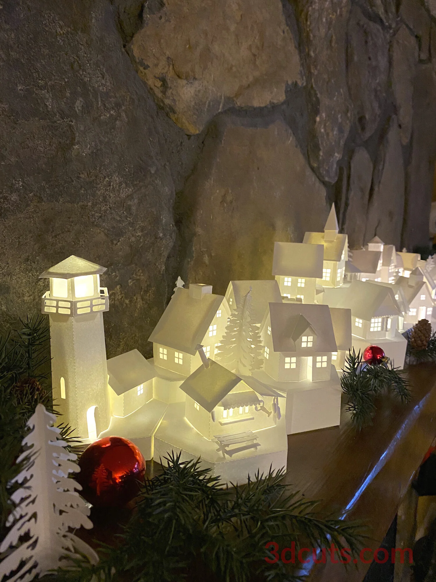 Tea Light Village - Lighthouse Tutorial — 3DCuts.com